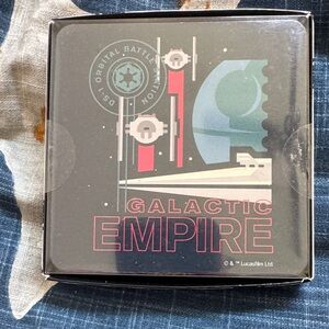 Disney Star Wars Character Coaster Set - Black, Red, Green